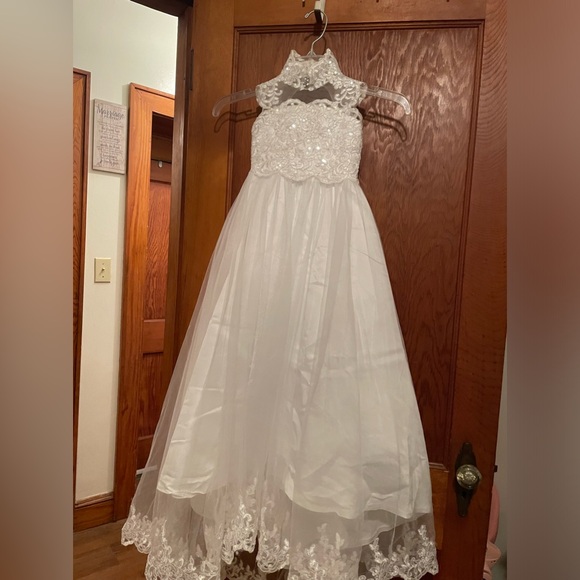 JJ’S HOUSE WHITE DRESS SPECIAL OCCASION. - Picture 4 of 16